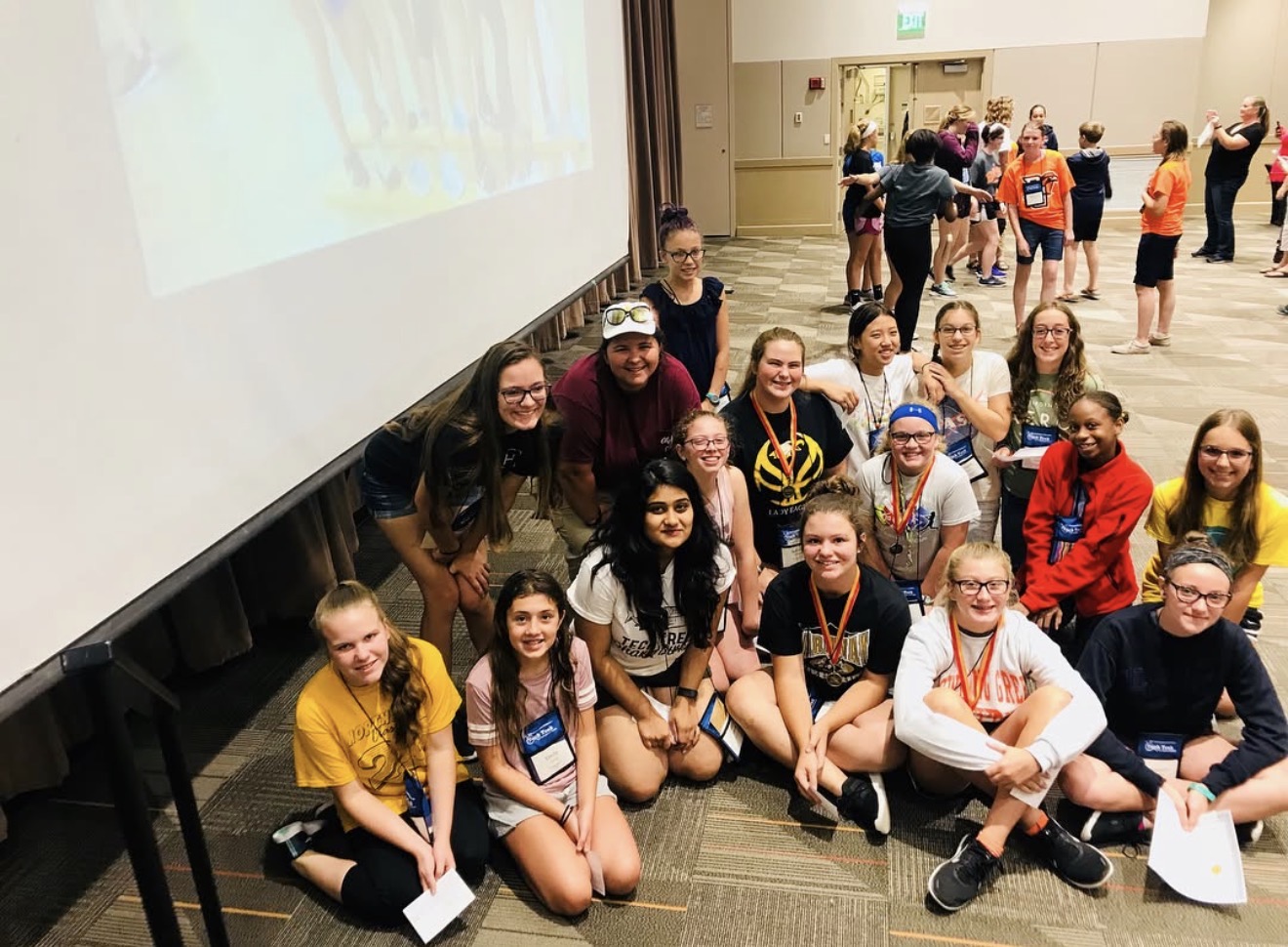 Sanjhi Gandhi engaging with students at a mental health awareness talk
